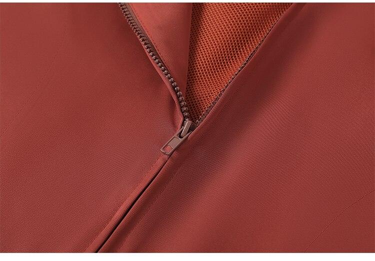 Hit Color Embroidery Turn-down Collar Jacket for men, featuring a stylish design in black, orange, and navy colors, perfect for college and streetwear.