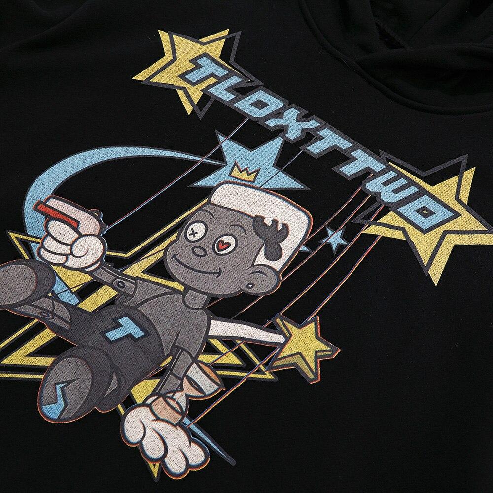 Men's hoodie featuring cartoon comics repairman design with star-shaped print, perfect for couples and casual streetwear.