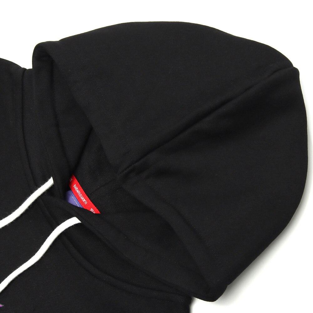 Men's hoodie featuring a cartoon gothic girl print, perfect for autumn and winter streetwear.