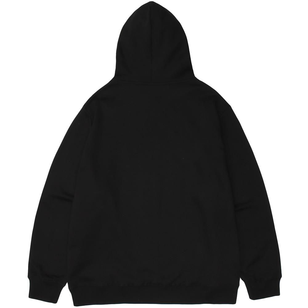 Men's hoodie featuring a cartoon gothic girl print, perfect for autumn and winter streetwear.