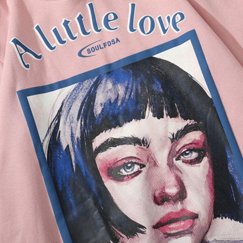 Men's hoodie featuring a cool girl letter print, made from soft fleece material in black, white, and pink colors.