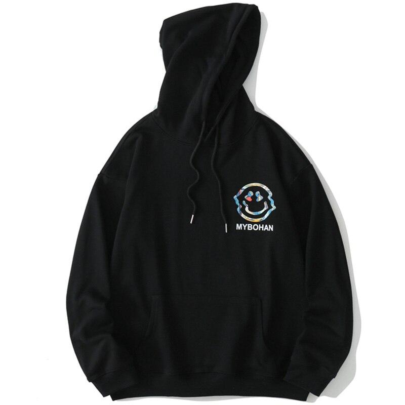 Colorful funny illustration print hoodie for men, featuring a hood and full sleeves, perfect for casual streetwear.