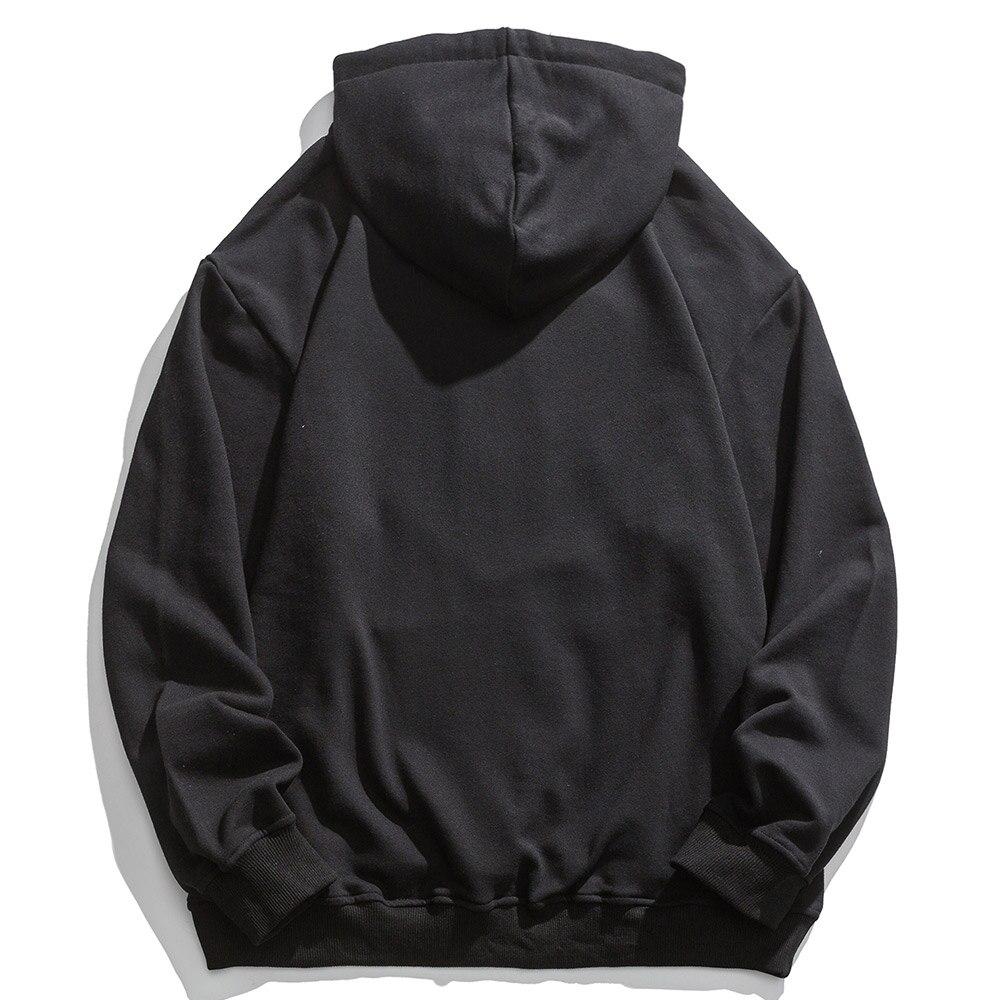 Colorful funny notes print hoodie for men, featuring a hood and full sleeves, perfect for autumn casual wear.