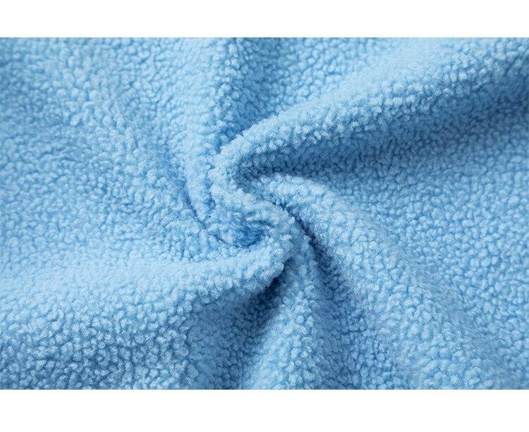 Men's colorful letter star-shaped fleece pullover hoodie in black, white, and blue, showcasing a casual college style.