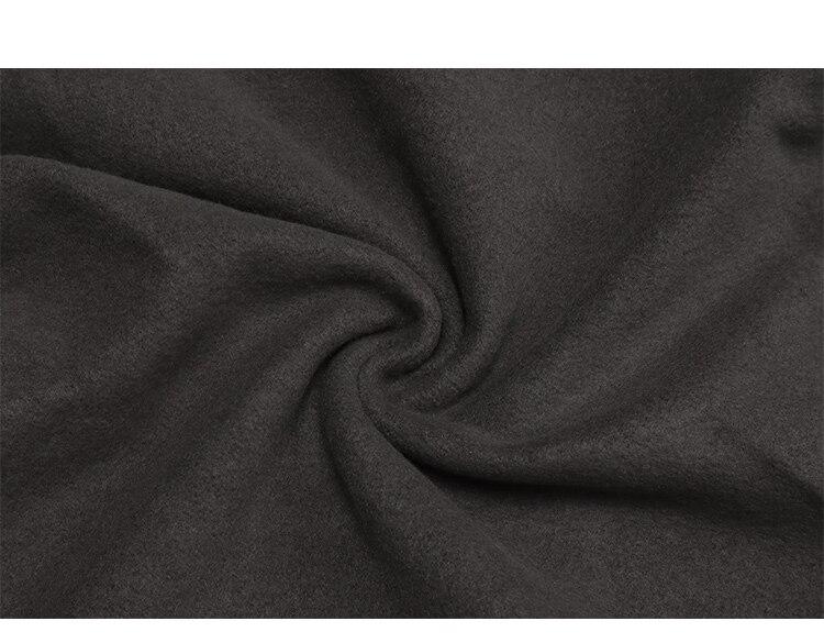 A cozy fleece hoodie for men featuring a cute punk design with cartoon patterns, available in coral red and dark gray.