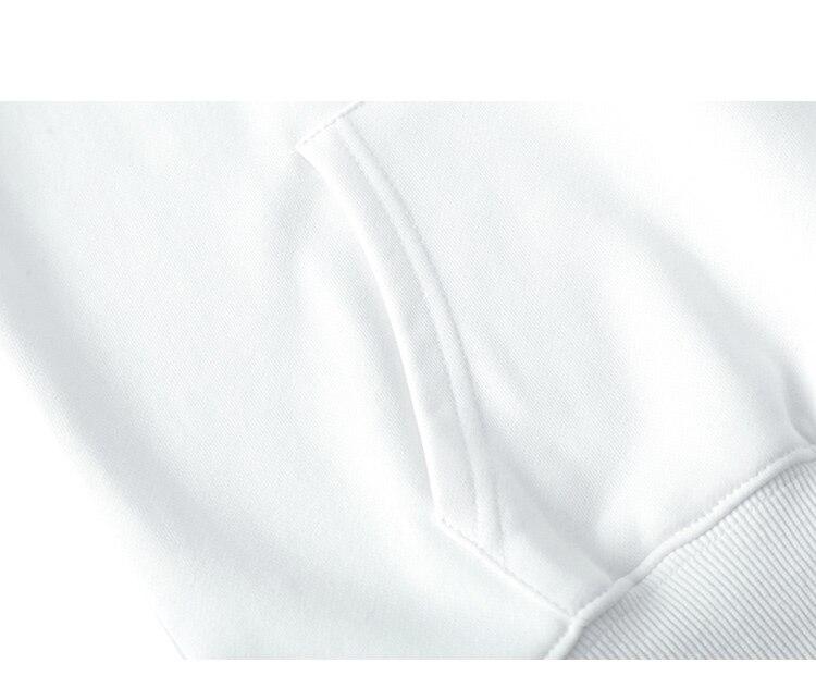 Men's hoodie featuring cute heart-shaped embroidery, perfect for casual college style.