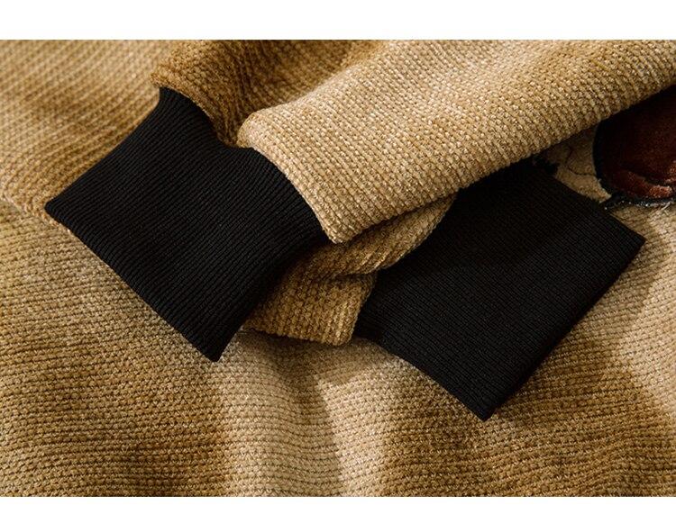 Oversized fleece hoodie for men featuring a cute furry bear patch, perfect for casual streetwear in gray and brown colors.