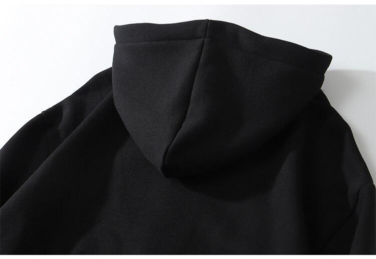 Men's Harajuku hoodie featuring a heart-shaped net print and letter design, perfect for casual streetwear.