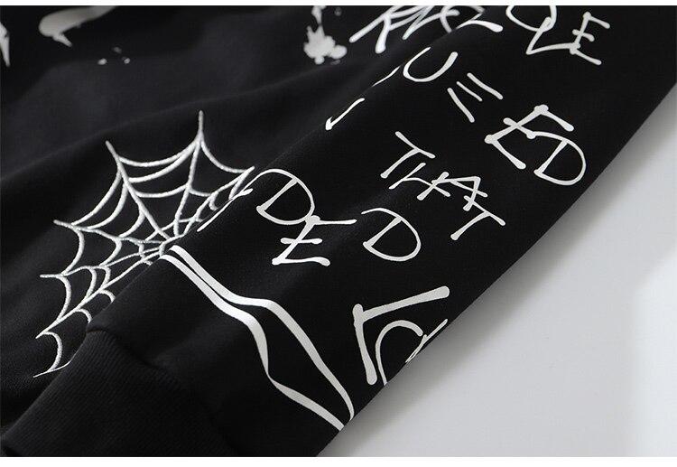 Men's Harajuku hoodie featuring a heart-shaped net print and letter design, perfect for casual streetwear.