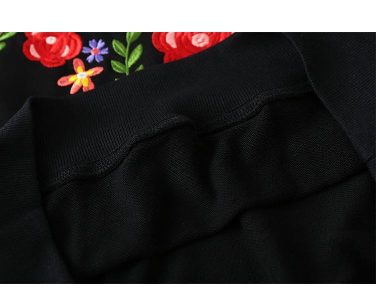 Men's hoodie featuring rose flower heart-shaped embroidery, cozy oversized fit, available in black, white, and pink.