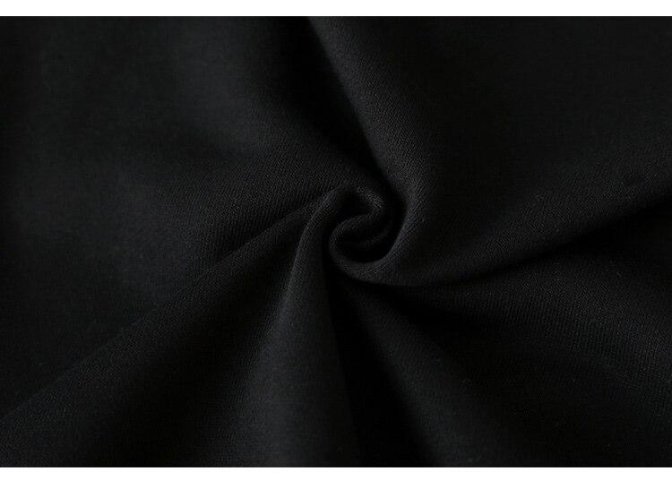 Men's vintage graphic letter embroidery hoodie in black and white, showcasing a stylish pullover design perfect for autumn and winter.