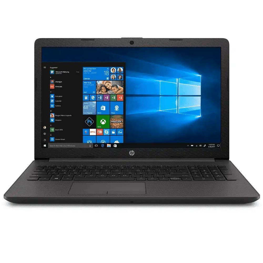 HP 250 G7 laptop featuring a 15.6-inch HD display, Intel Celeron N4020 processor, and sleek design, ideal for everyday use.
