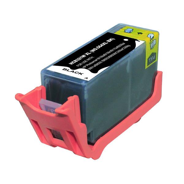 HP 564XL Pigment Black Compatible Inkjet Cartridge with vibrant black ink for professional printing.