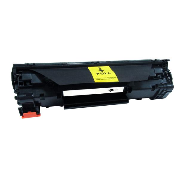 HP CB435A CB436A toner cartridges in packaging, showcasing premium quality and compatibility.