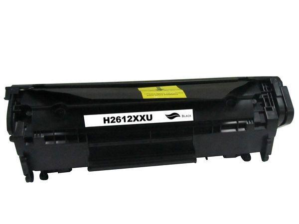 HP Q2612A #12A toner cartridge, high yield, premium quality, compatible with HP printers.