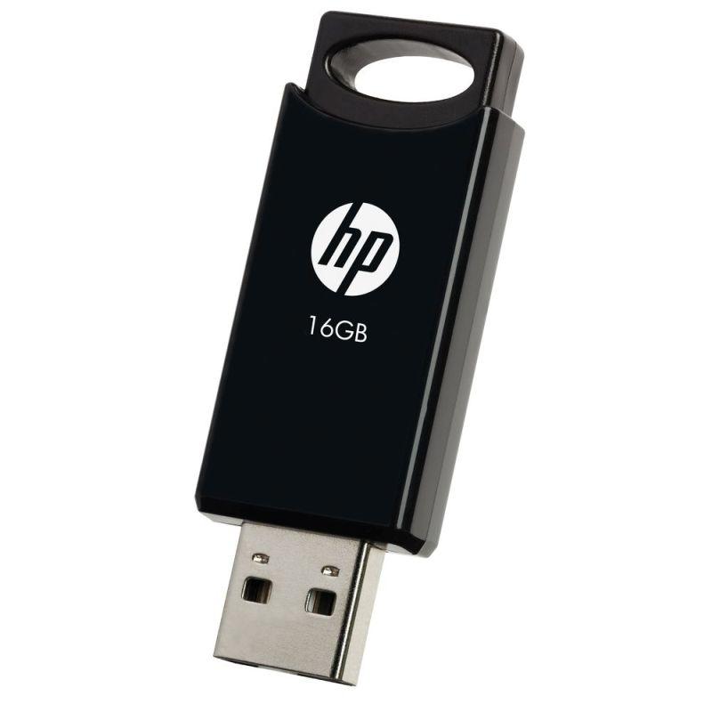 HP USB2.0 V212B 16GB flash drive with a sleek design, ideal for data storage.