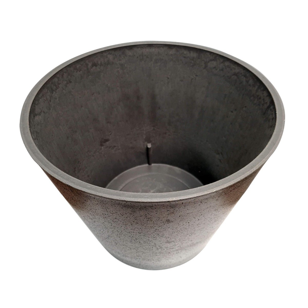 Imitation Stone Grey Pot 40cm showcasing its elegant design and durable materials, perfect for indoor and outdoor plants.