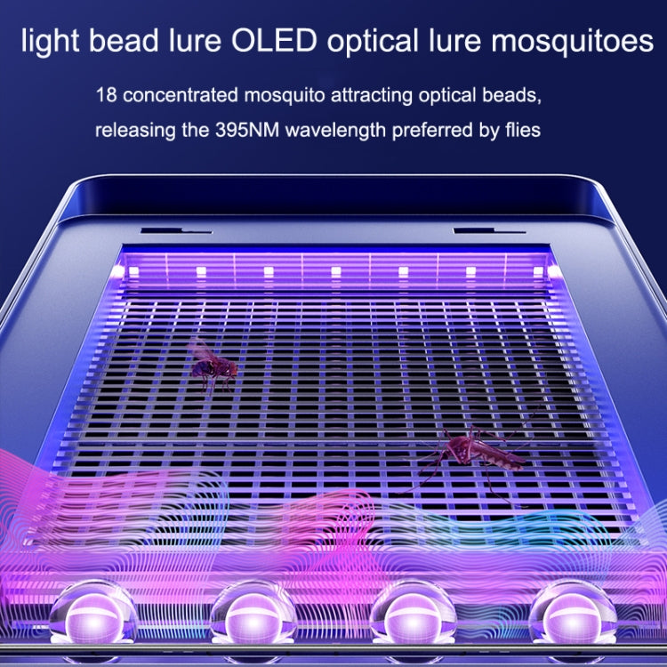 Indoor Outdoor Electric Mosquito Killer Light 2 In 1 with USB charging and mosquito trapping features, designed for effective pest control.