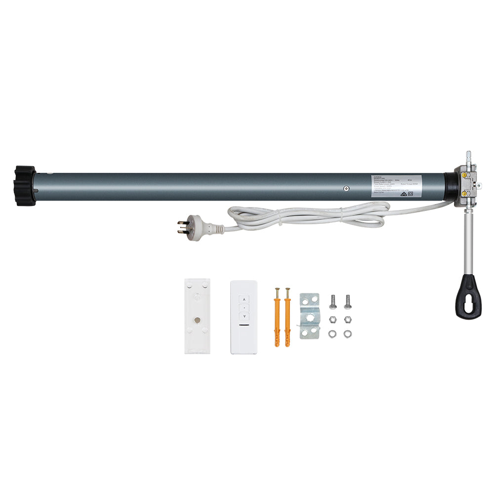 Instahut Replacement Motor with remote for Retractable Folding Arm, showcasing its durable design and remote control features.