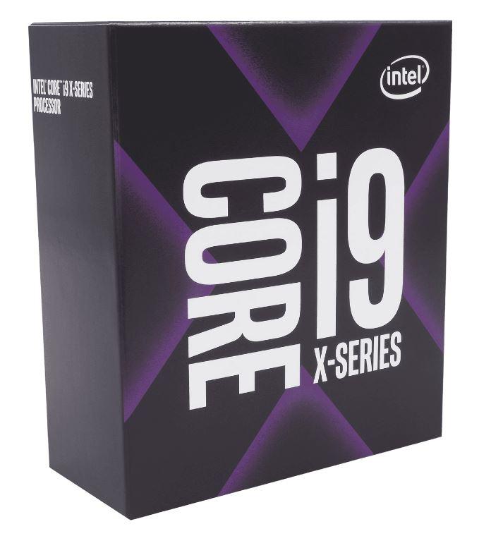 INTEL Core i9-9920X processor with 12 cores, showcasing its sleek design and LGA2066 socket compatibility.