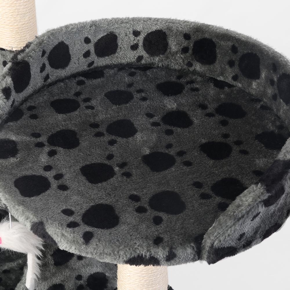 i.Pet Cat Tree 120cm featuring multiple levels, scratching posts, and plush surfaces for cats to play and relax.