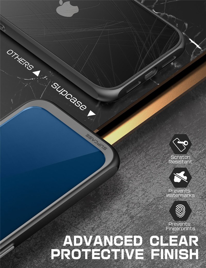 iPhone 12 Mini Case 5.4 inch in clear design with colorful TPU bumper, showcasing its slim and stylish profile.