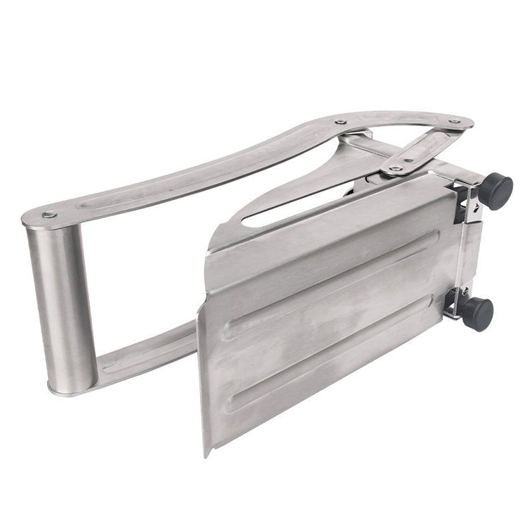 JD-052 Stainless Steel French Fries Cutter with suction cups and two slicing options for perfect fries.