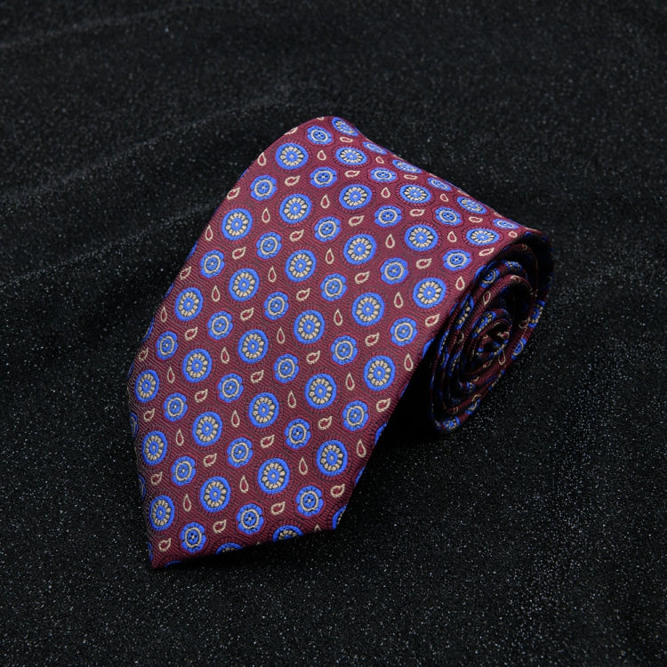 JHX11 Men Formal Business Jacquard Tie in various colors, showcasing intricate jacquard patterns and a luxurious texture.