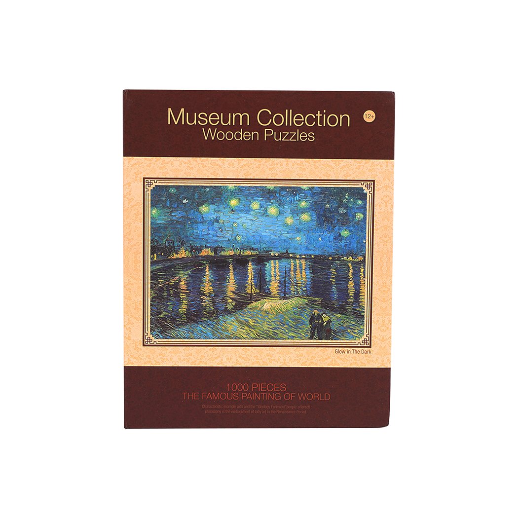 A vibrant 1000-piece basswood jigsaw puzzle featuring a scenic design, showcasing precision-cut pieces and a smooth finish.