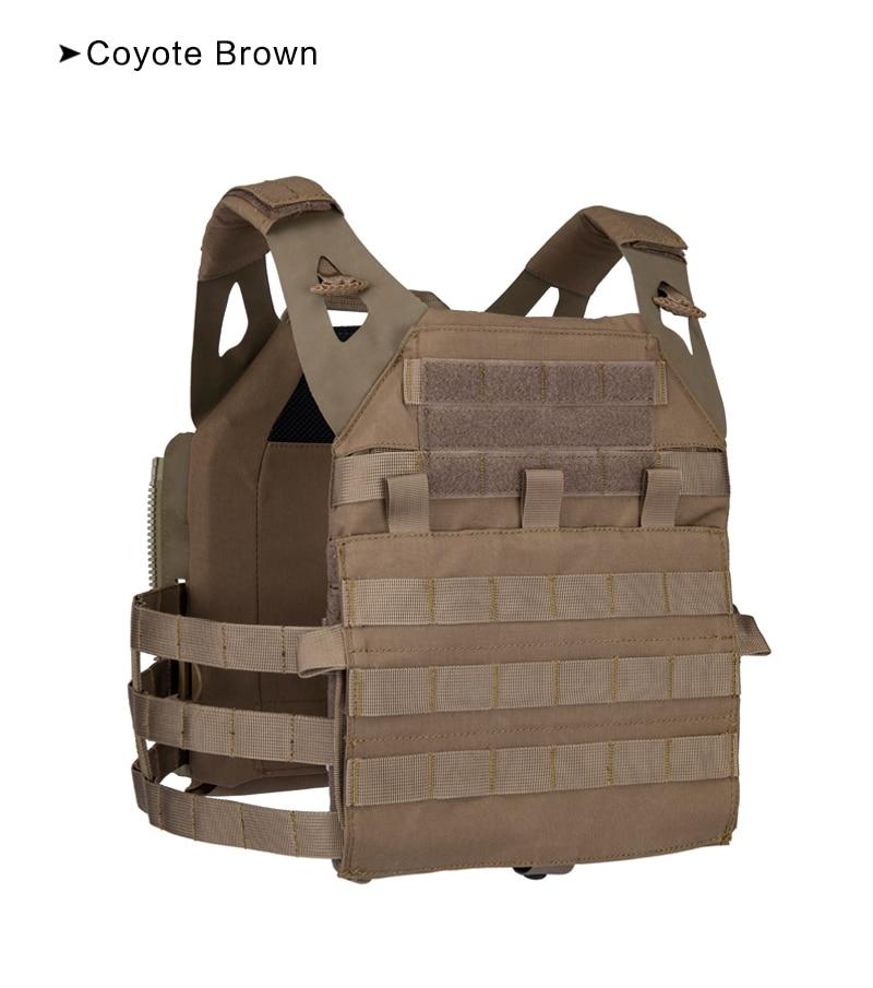 JPC 2.0 Tactical Vest in Multicam color, showcasing MOLLE webbing and adjustable straps for a secure fit.
