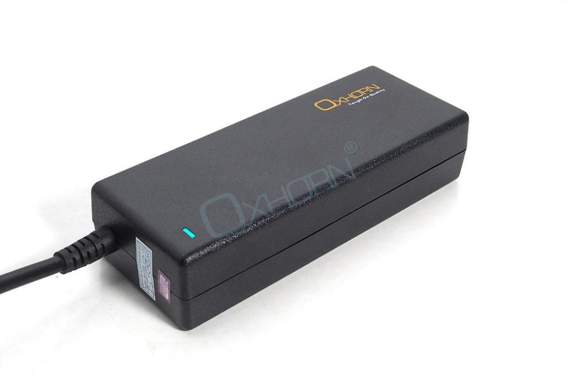 JUST YOU PC Laptop Charger 90W with 11 interchangeable tips, designed for universal compatibility with various laptop brands.