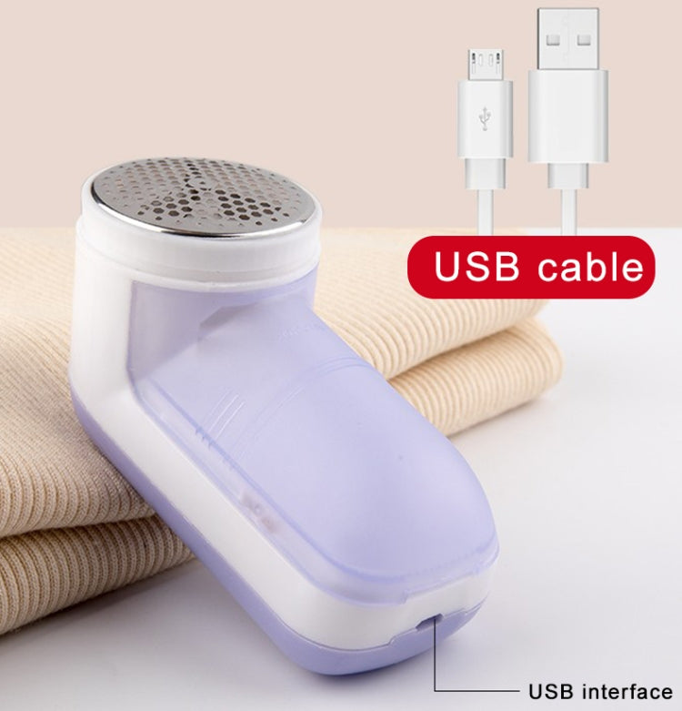 USB rechargeable fabric lint remover.