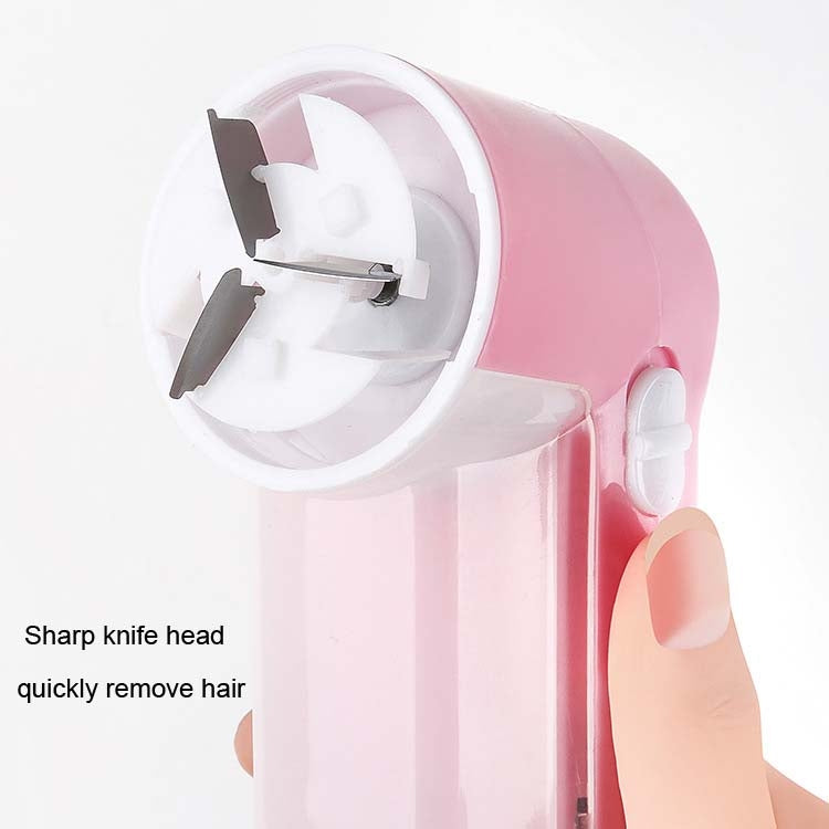 Pink electric fabric shaver.