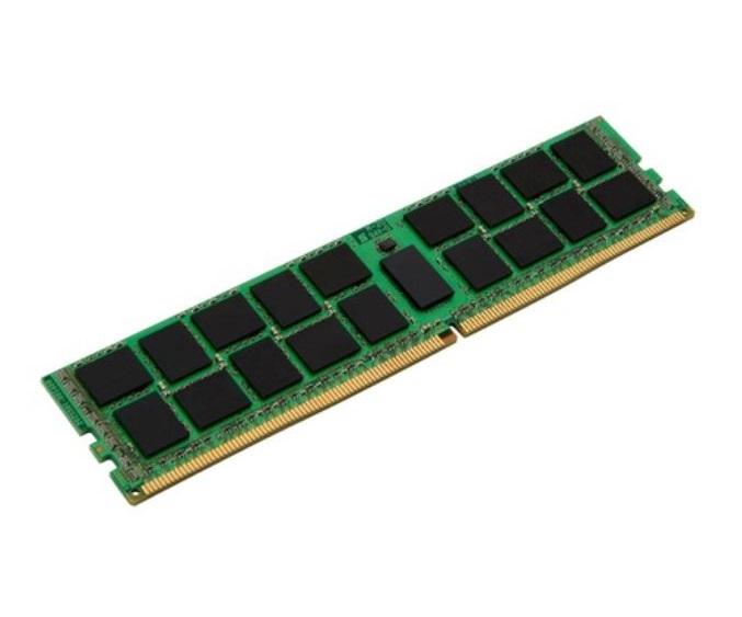 Kingston 16GB DDR4 RDIMM memory module with gold contacts and 288-pin design, ideal for server upgrades.