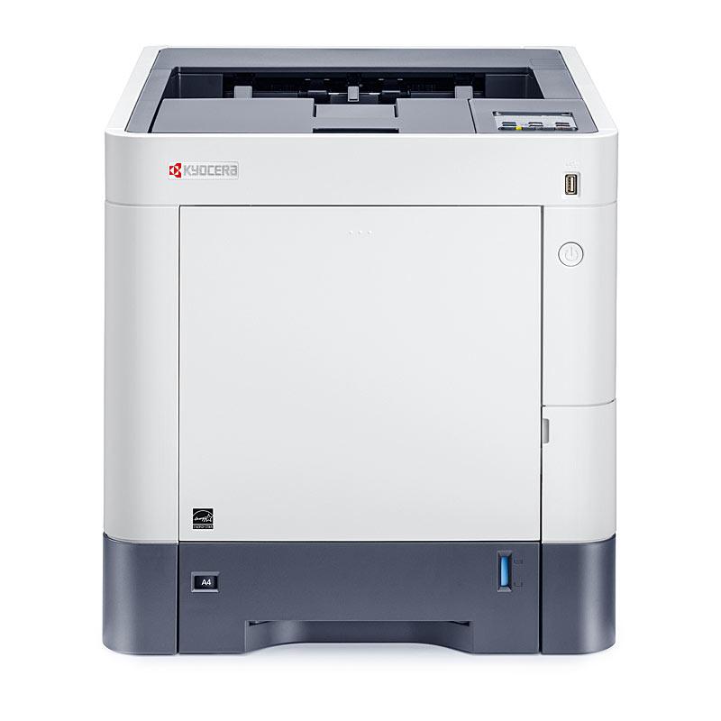 KYOCERA P6230CDN Laser printer showcasing its compact design and advanced features.