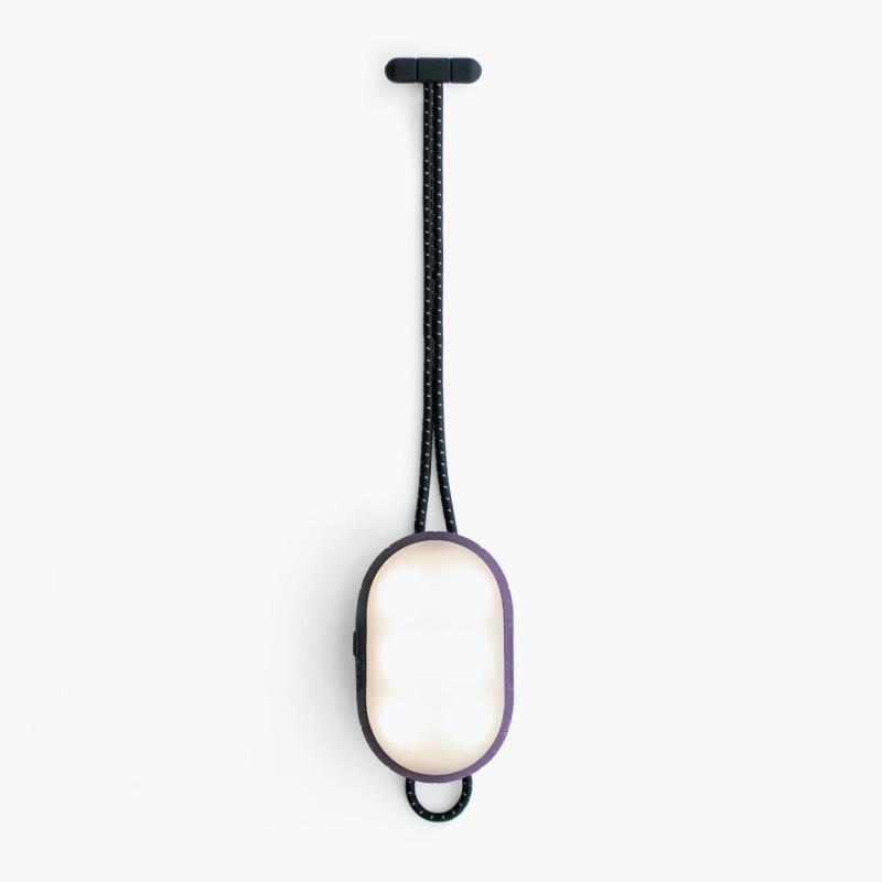 LANDER Cairn Mini Lantern in Pink, compact and stylish, perfect for outdoor adventures.