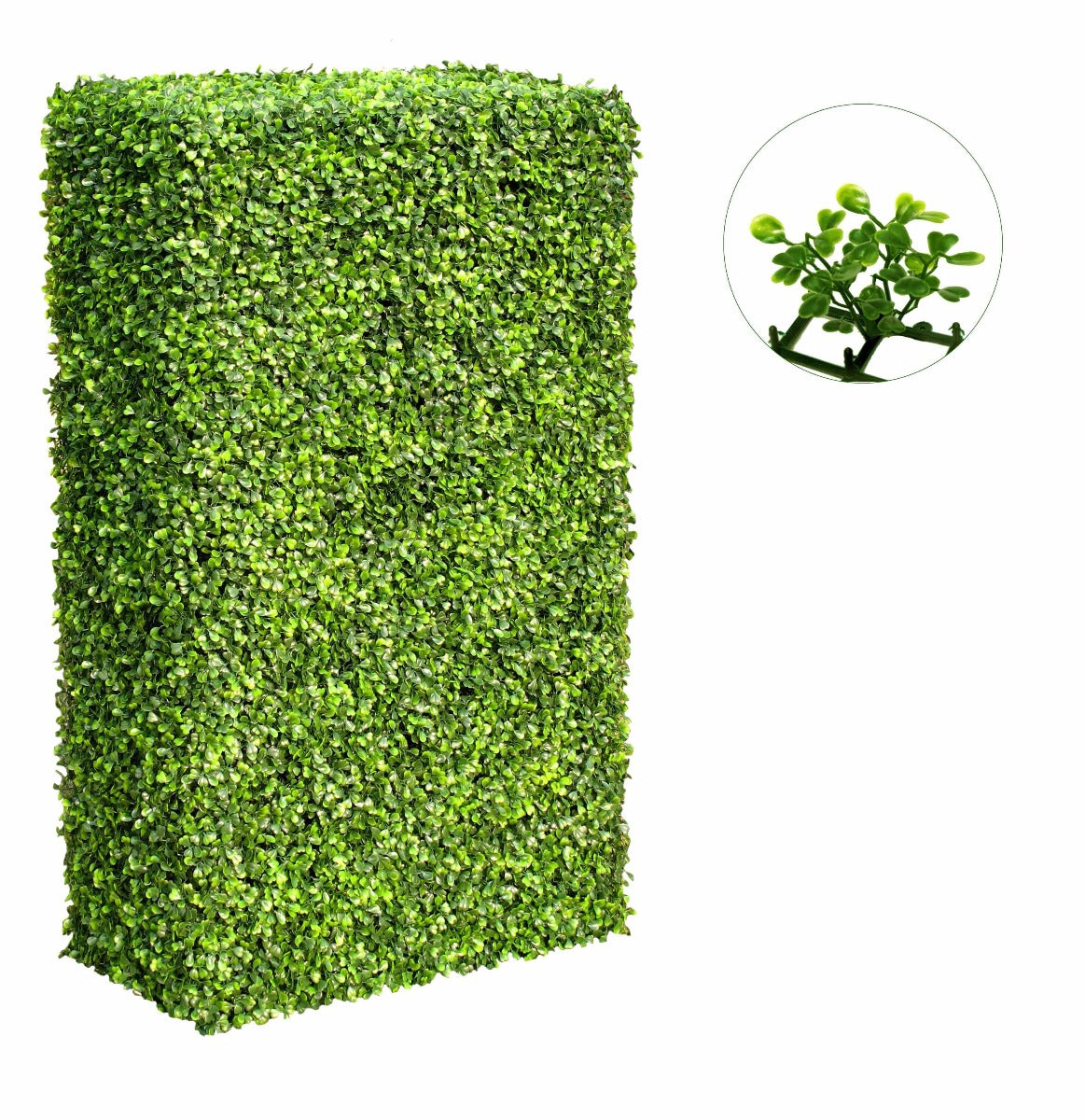 Large Portable Boxwood Hedges, UV stabilised, 2m by 1m, perfect for indoor and outdoor decoration.