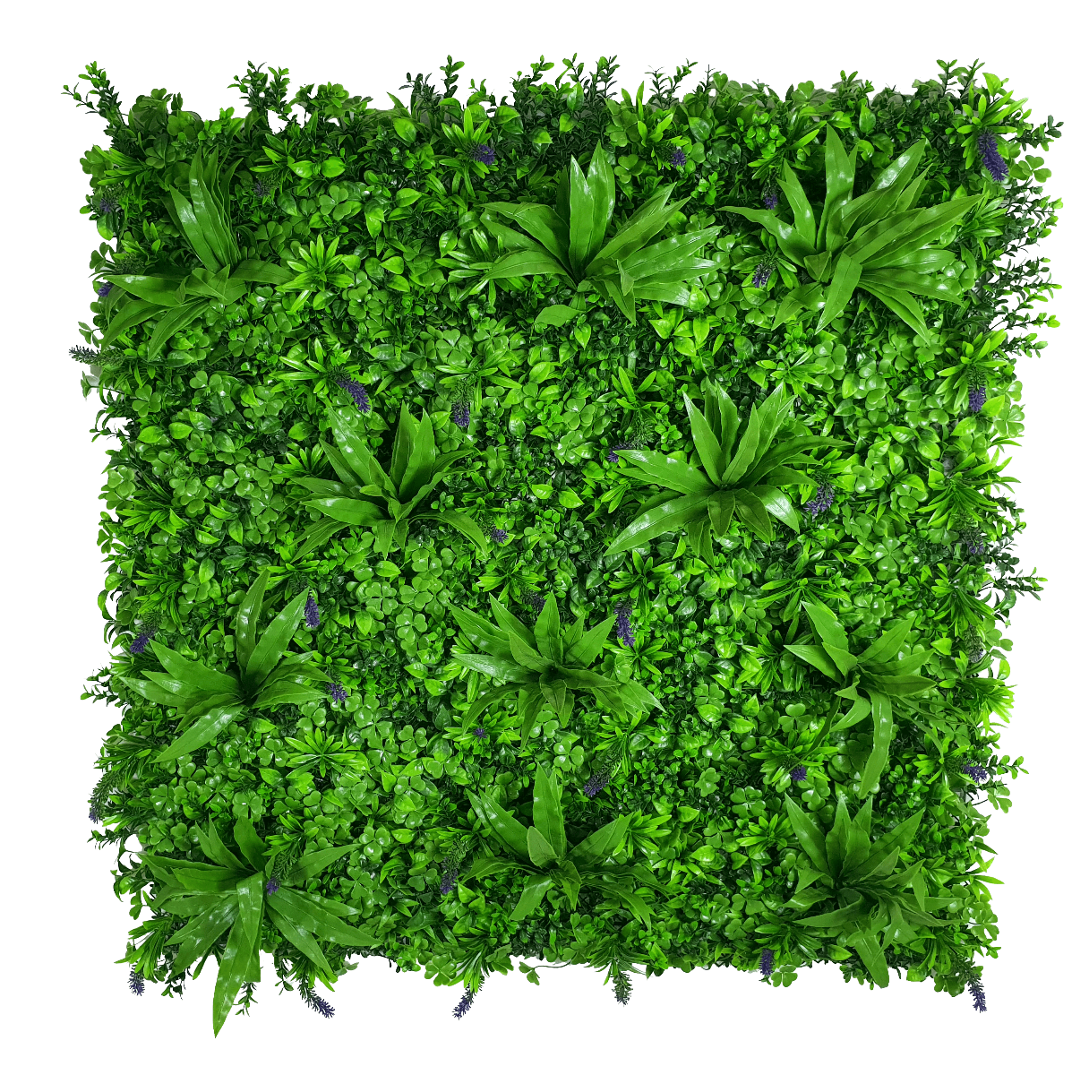 Lavandula Vertical Garden panel showcasing vibrant artificial lavender plants, perfect for indoor and outdoor decoration.