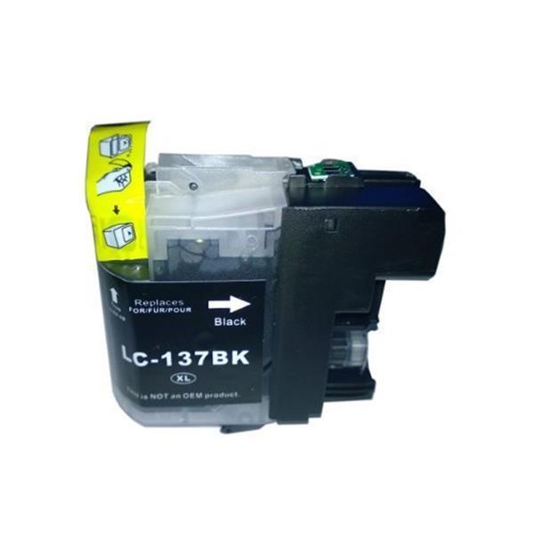 LC137XL Black Compatible Inkjet Cartridge showcasing its sleek design and high-quality components for vibrant printing.