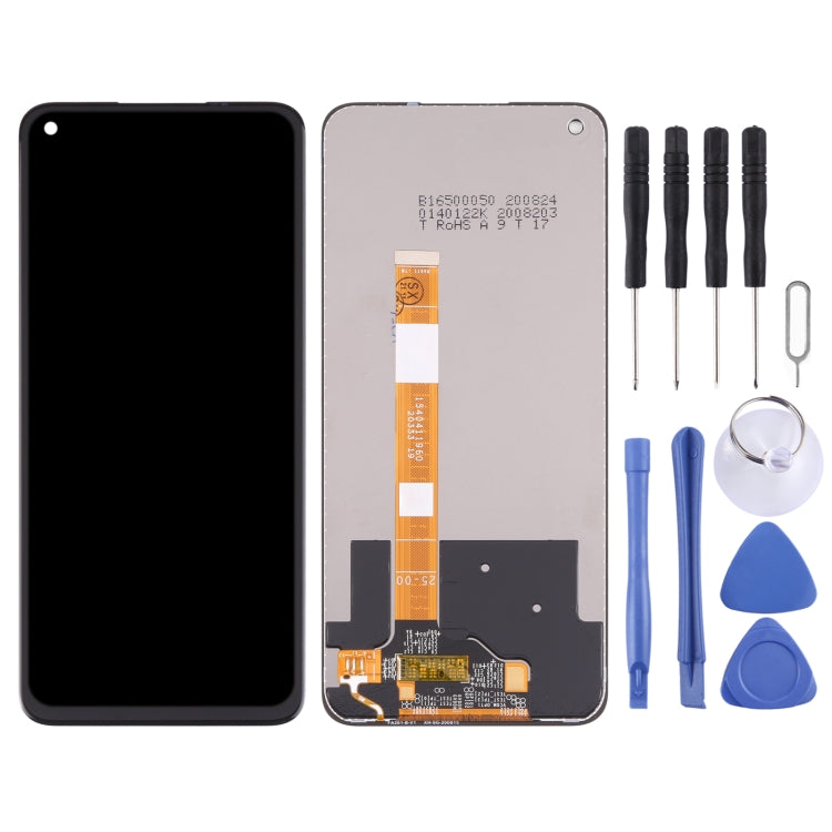 LCD Screen and Digitizer Full Assembly for OPPO Realme Q3i 5G, showcasing the high-quality display and touch functionality.