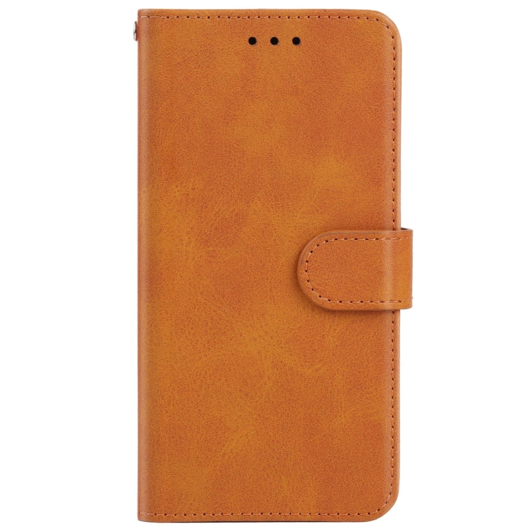 Black leather phone case designed for BQ Aquaris E5, featuring card slots and a holder for horizontal viewing.
