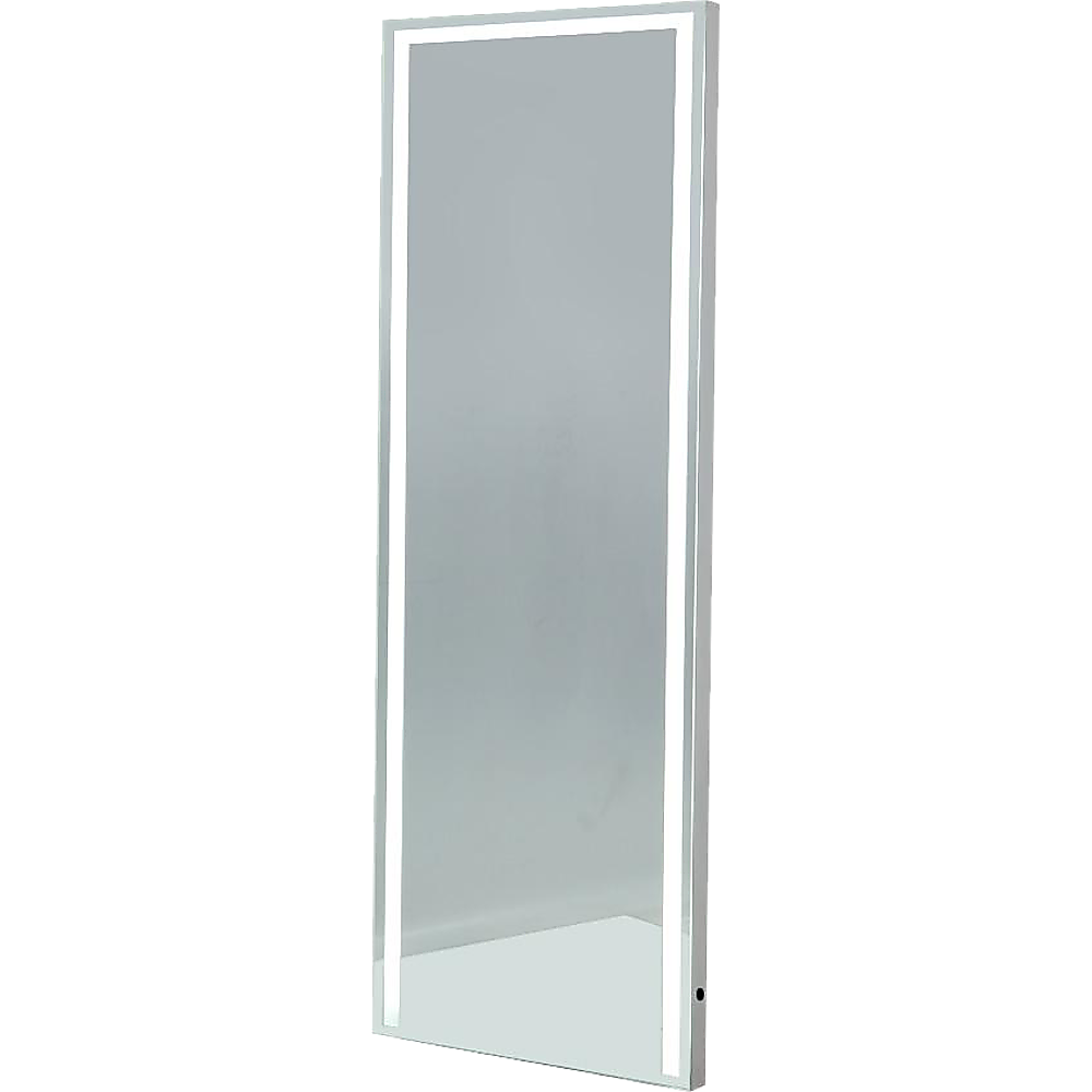 LED Full Length Mirror with adjustable lighting modes, framed in sleek aluminium, perfect for makeup and dressing.