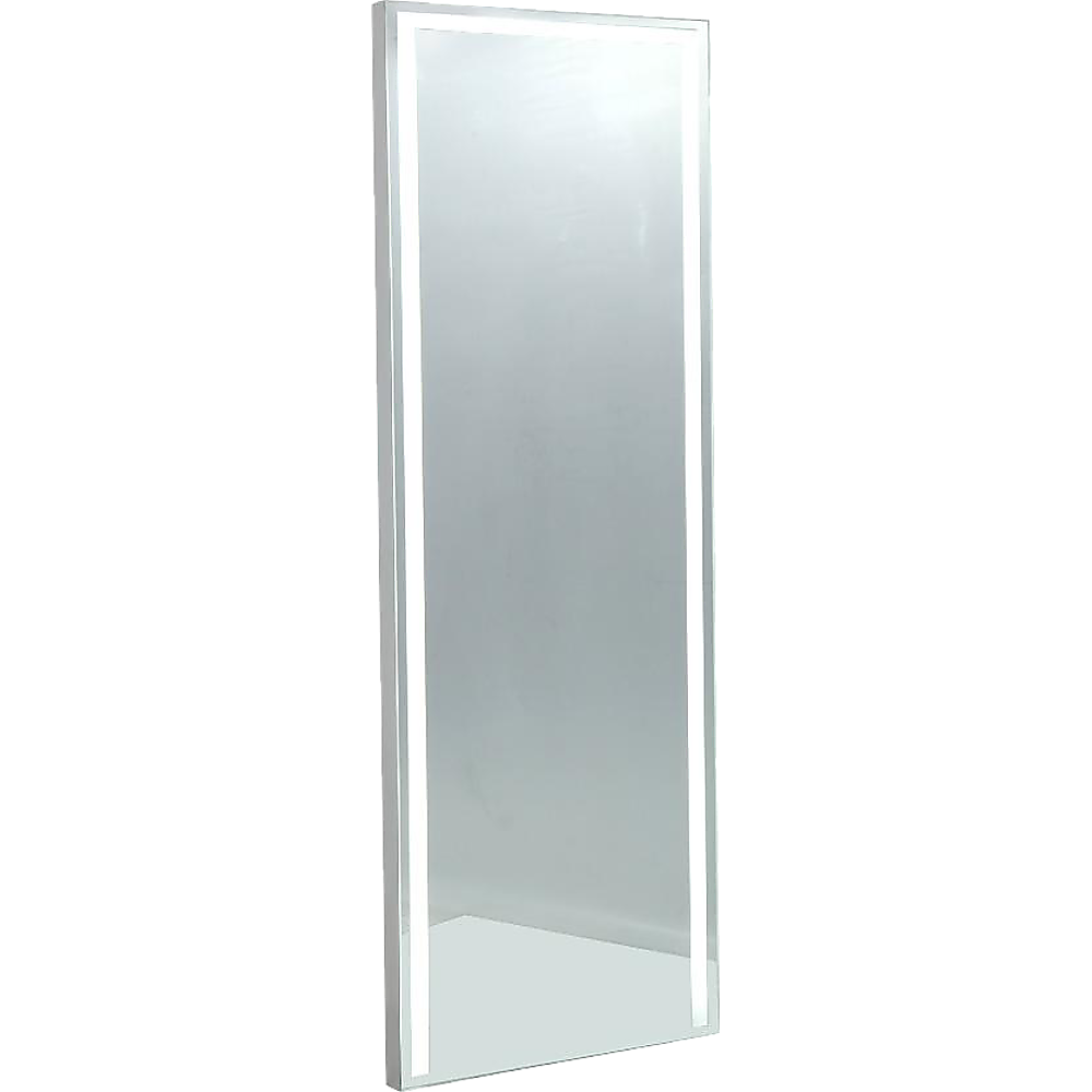 LED Full Length Mirror with adjustable lighting modes, framed in sleek aluminium, perfect for makeup and dressing.