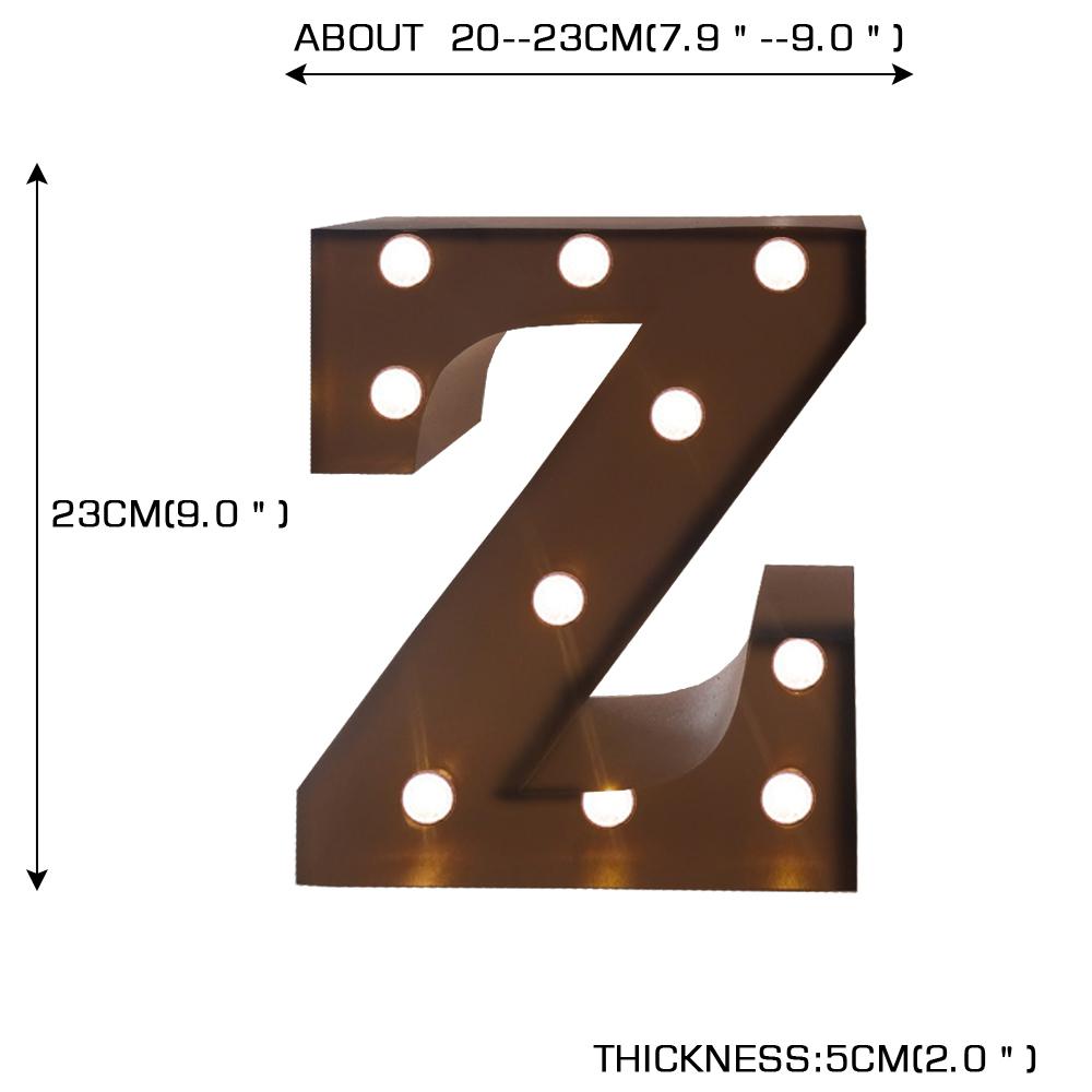 LED Metal Letter Lights in a festive setting, showcasing customizable letters glowing warmly.