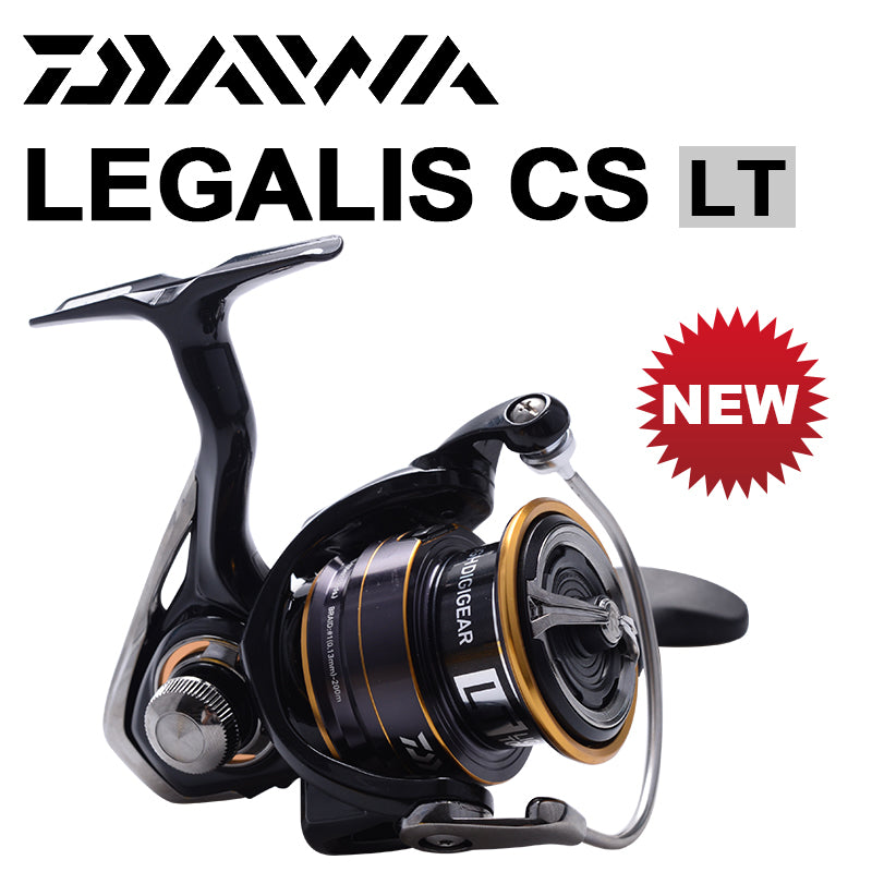 LEGALIS CS LT Spinning Fishing Reel showcasing its sleek design and features, ideal for various fishing environments.
