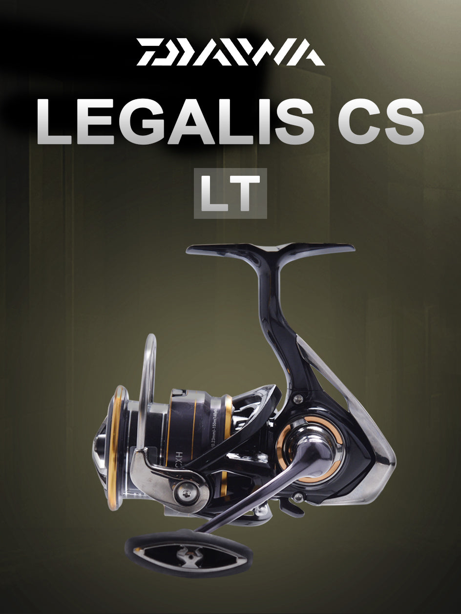 LEGALIS CS LT Spinning Fishing Reel showcasing its sleek design and features, ideal for various fishing environments.