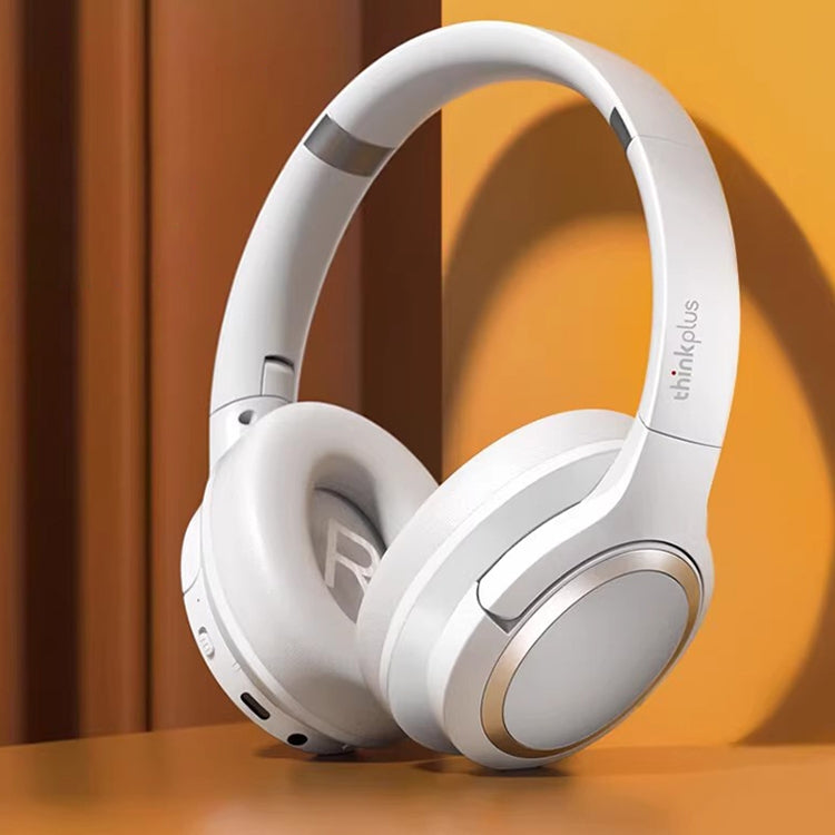 Lenovo TH40 Head-mounted Active Noise Reduction Bluetooth Headphone with sleek design and comfortable ear cushions.