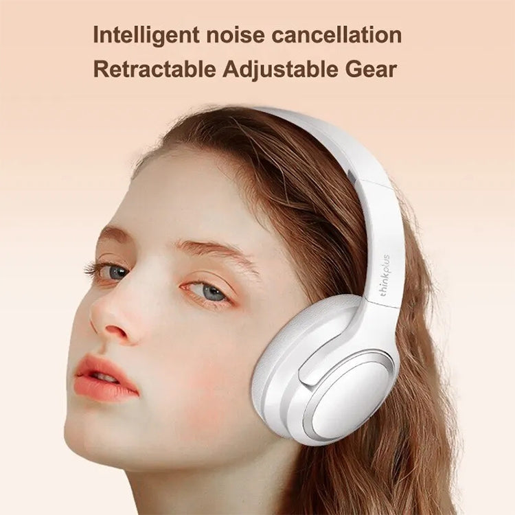 Lenovo TH40 Head-mounted Active Noise Reduction Bluetooth Headphone with sleek design and comfortable ear cushions.