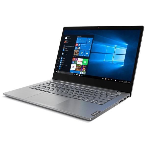 LENOVO ThinkBook 14 laptop with 14-inch FHD IPS display, Intel i7 processor, and sleek mineral grey design.
