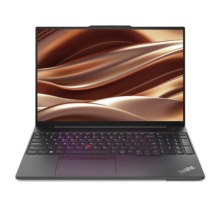 Lenovo ThinkPad E16-B2CD 16 inch laptop showcasing its sleek design and vibrant display.